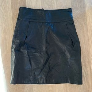 Jenni Kayne leather skirt